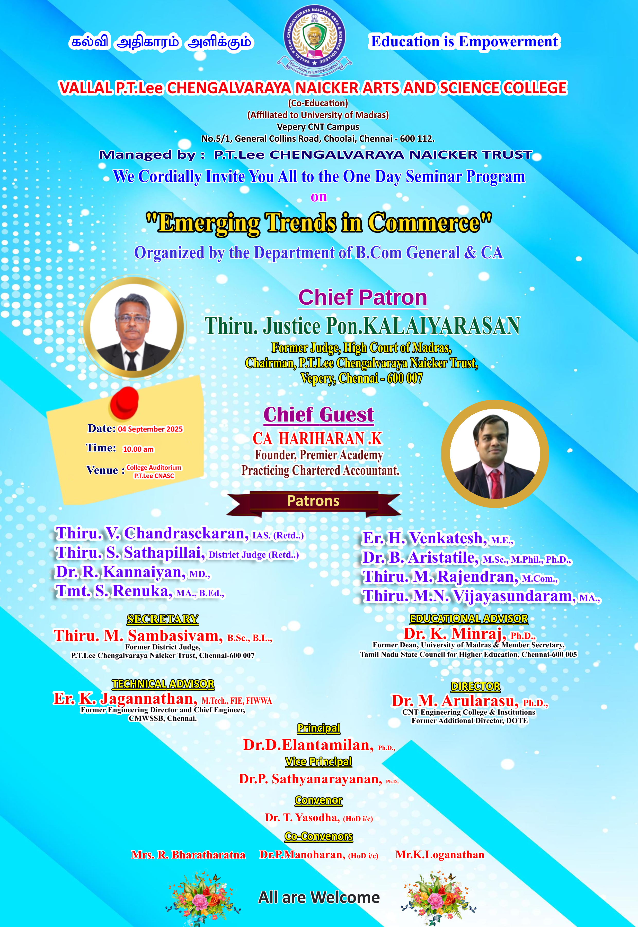 Upcoming Event B.Com General & CA
